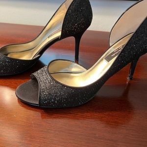 Nina Black Sparkles Size 9.5- Worn Once!